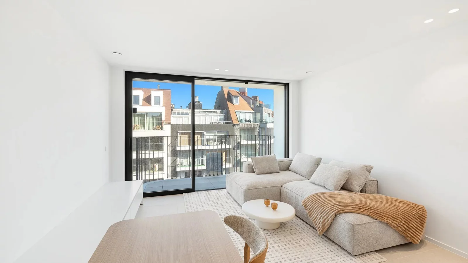 Nieuwbouw 2-slaapkamerappartement met open zicht.