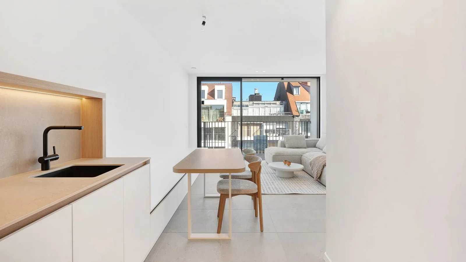 Nieuwbouw 2-slaapkamerappartement met open zicht.