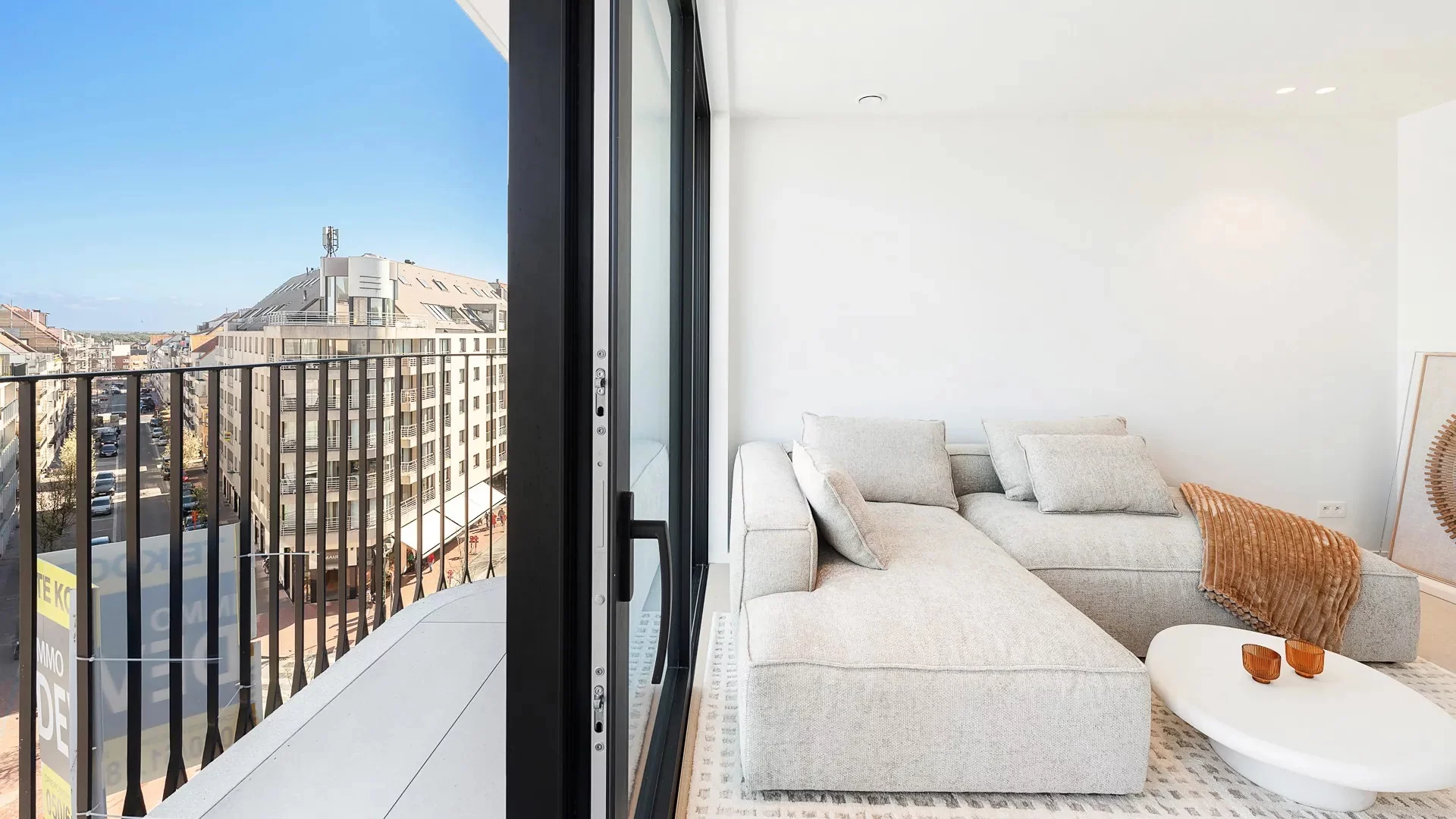 Nieuwbouw 2-slaapkamerappartement met open zicht.