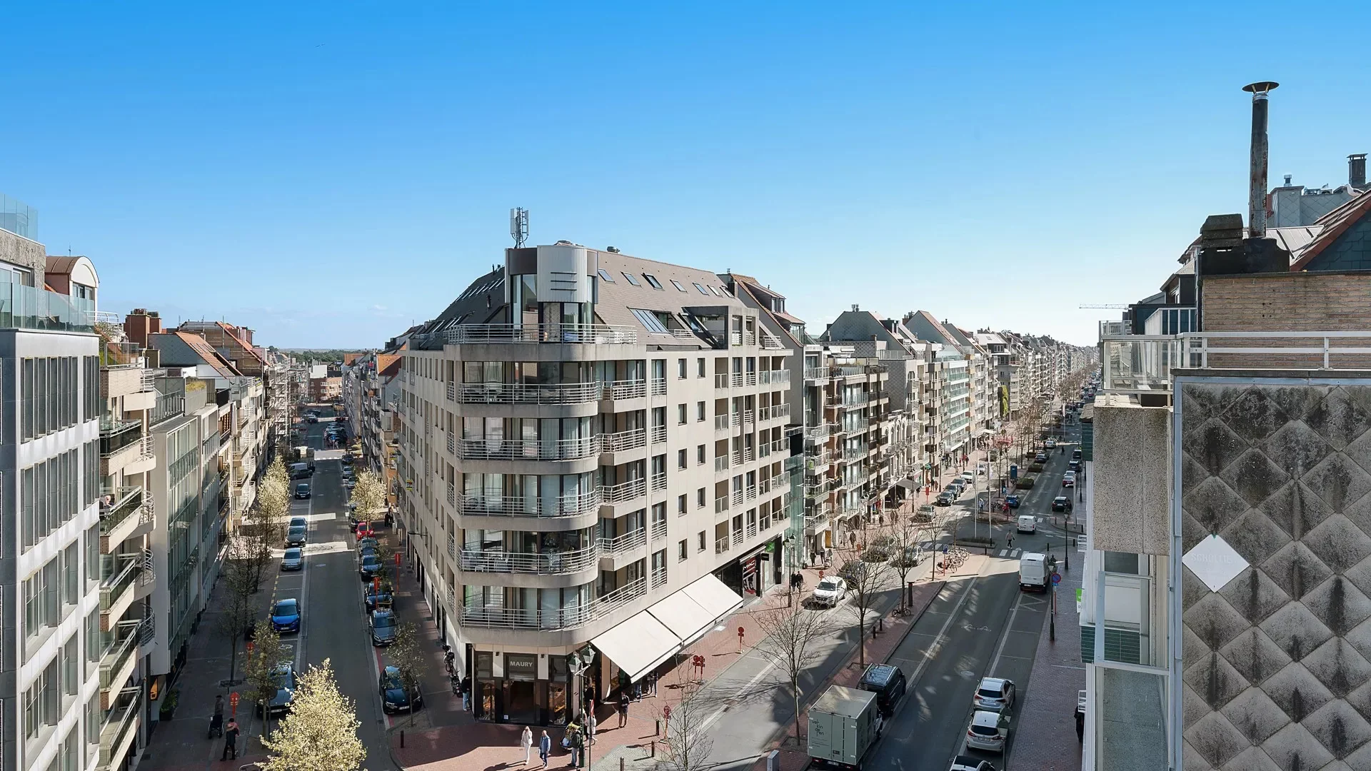 Nieuwbouw 2-slaapkamerappartement met open zicht.