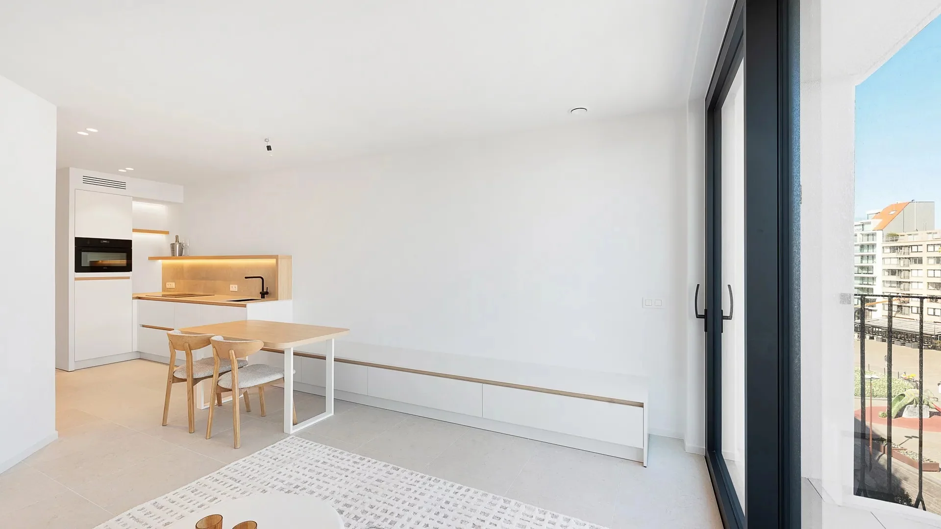 Nieuwbouw 2-slaapkamerappartement met open zicht.