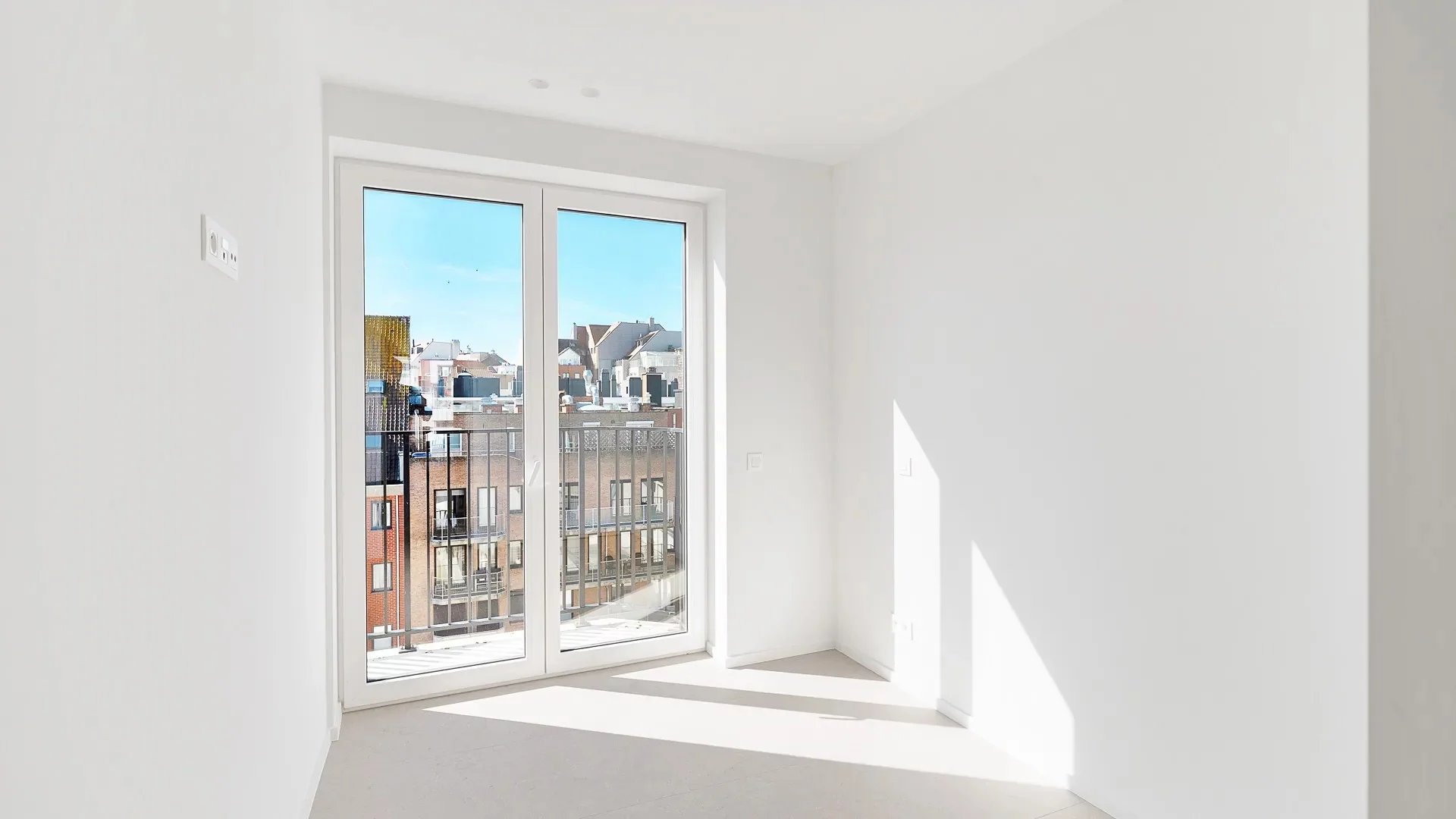 Nieuwbouw 2-slaapkamerappartement met open zicht.