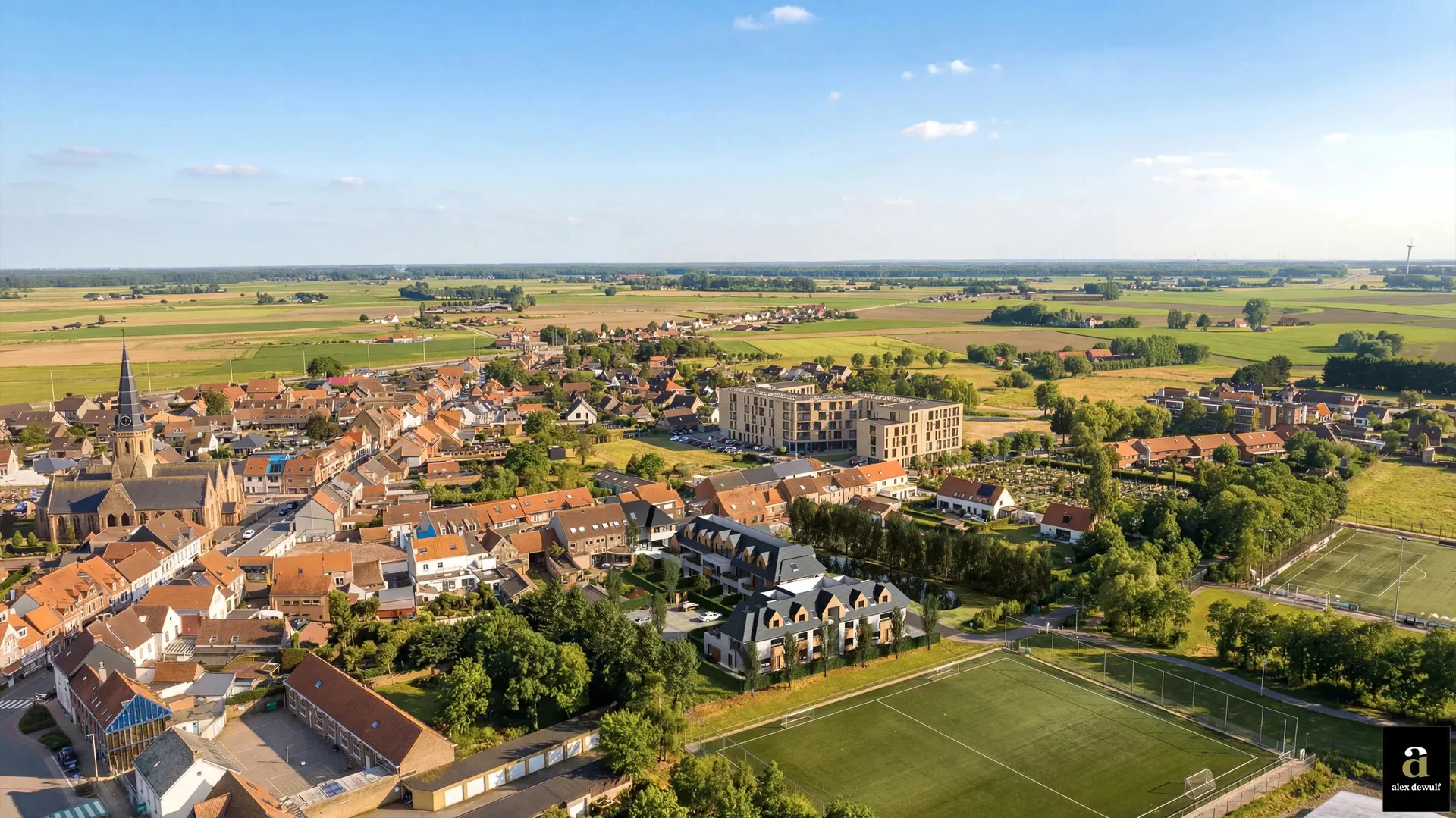 Nieuwbouwproject “De Rokerij”, gelegen in Westkapelle Dorp.