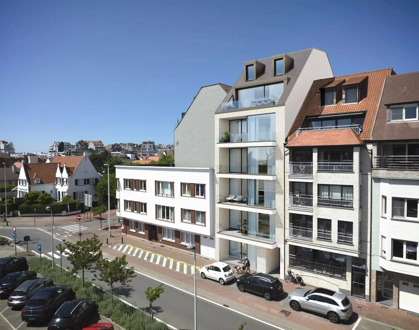 Nieuwbouw appartement op een centrale ligging te Knokke, vlakbij het Zegemeer en op wandelafstand v