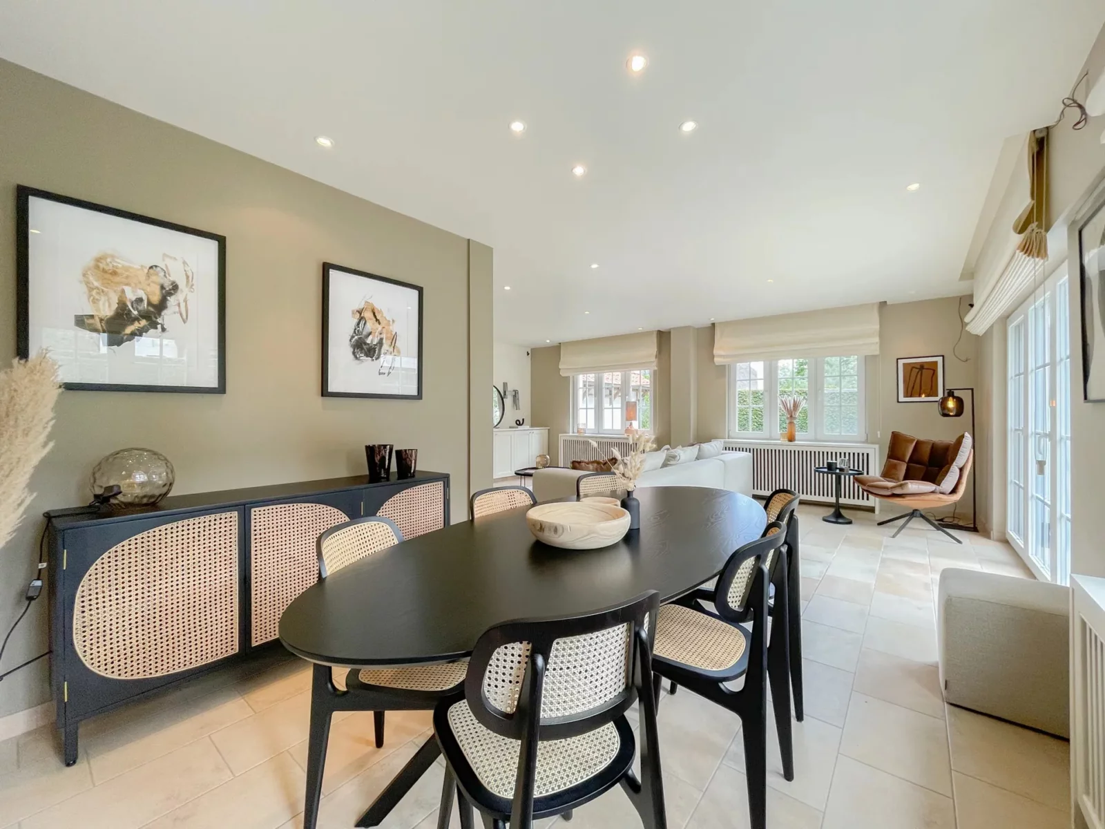 Semi-detached villa in a quiet lane in the Zoute