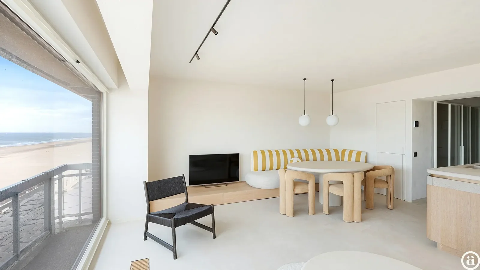 Mooi appartement  met zeezicht gelegen nabij Albertplein.