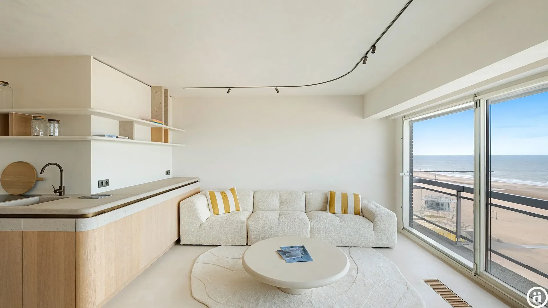 Mooi appartement  met zeezicht gelegen nabij Albertplein.