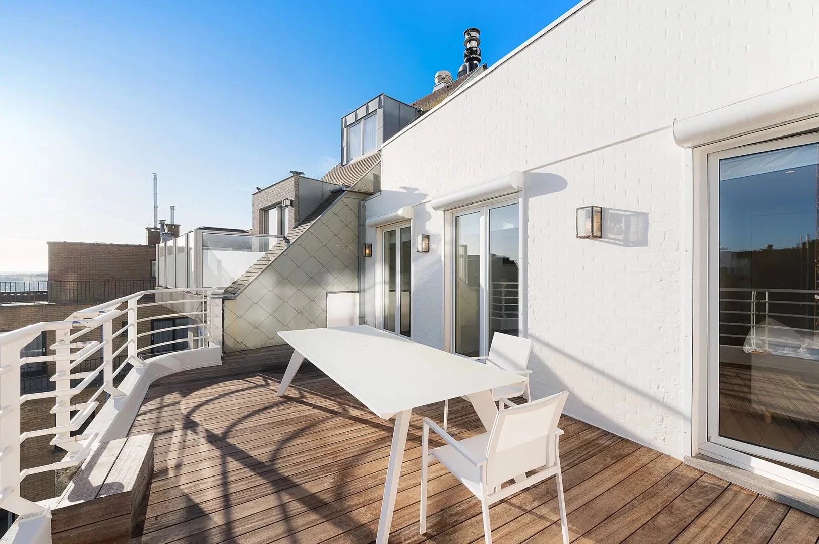 Penthouse (met 12m gevel) met zeezicht op het Albertplein.