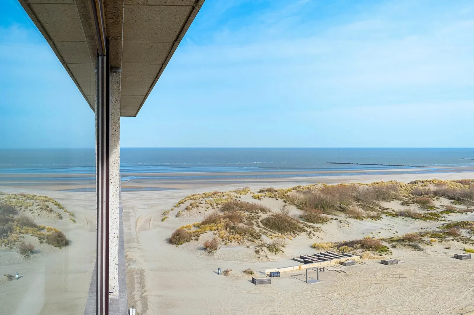2-slaapkamerappartement met zeezicht,  aan de dijk in Heist