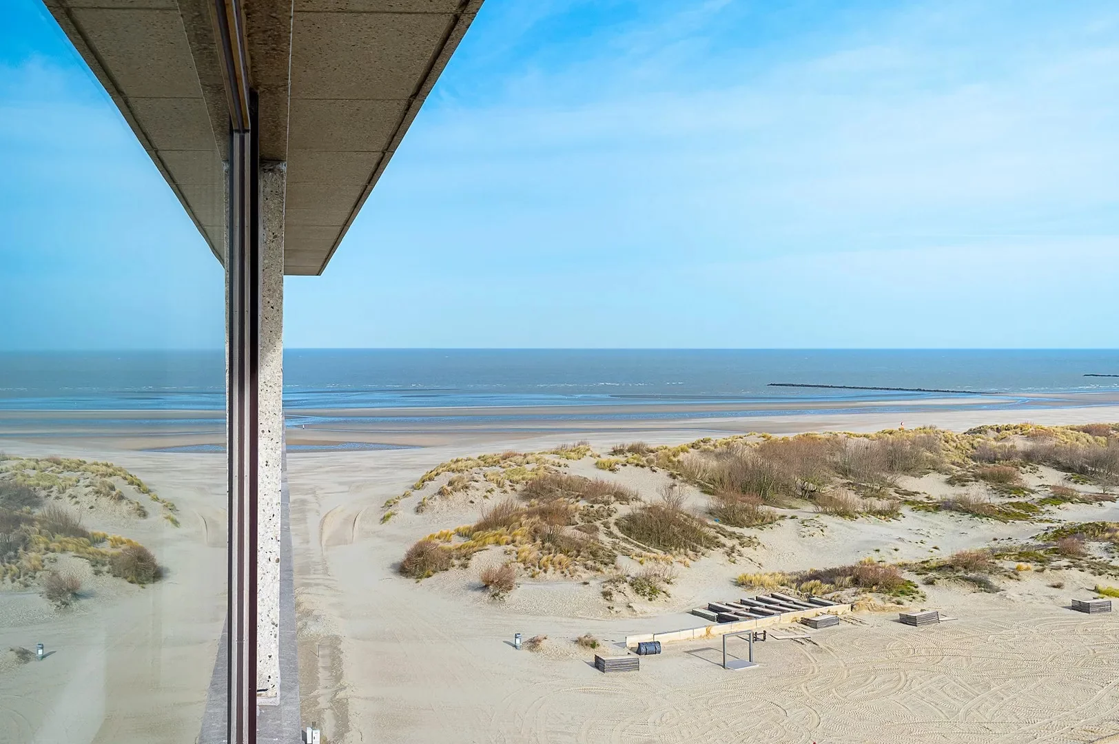 2-slaapkamerappartement met zeezicht,  aan de dijk in Heist