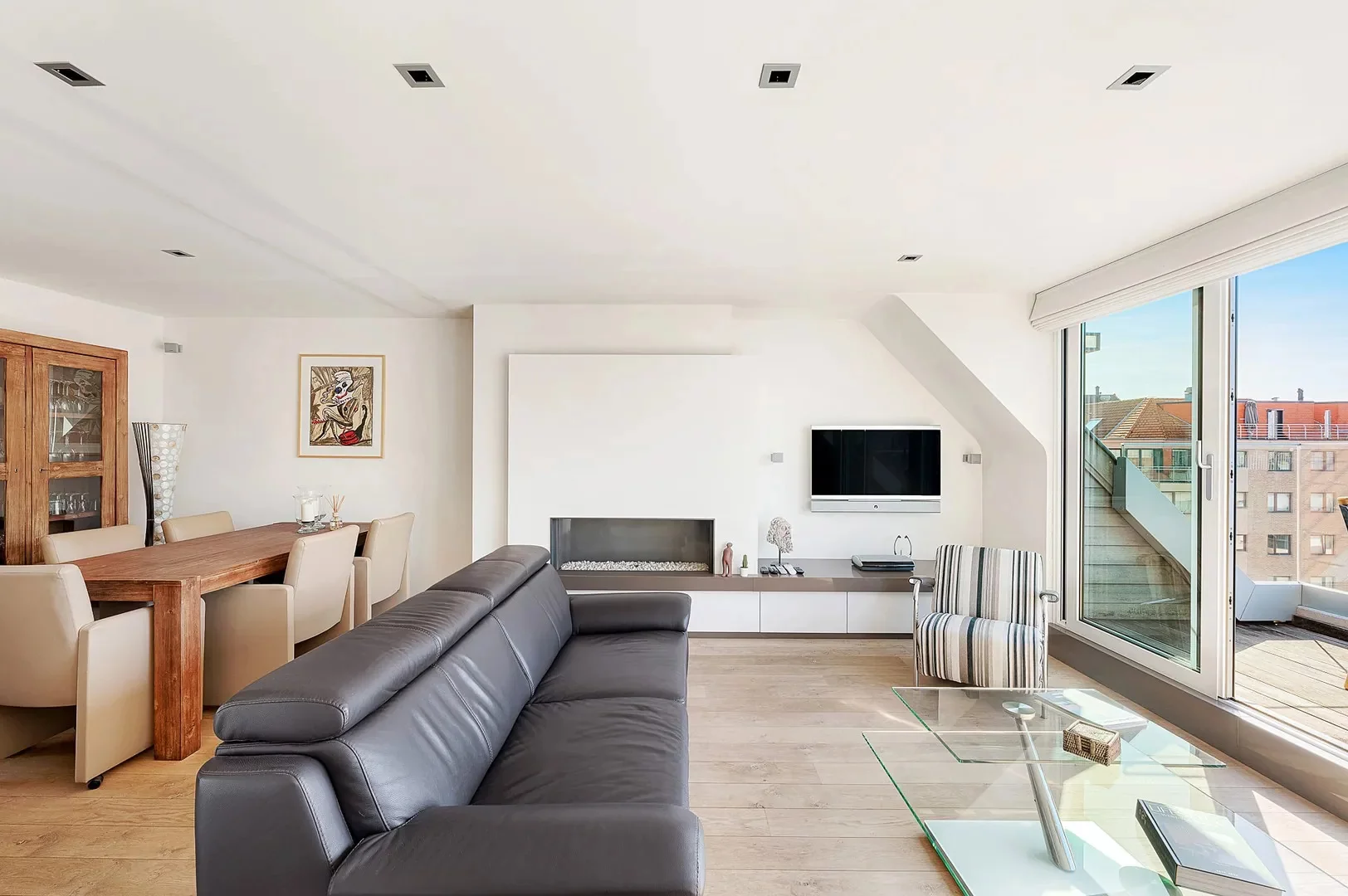 Moderne duplex met ruime terrassen nabij strand