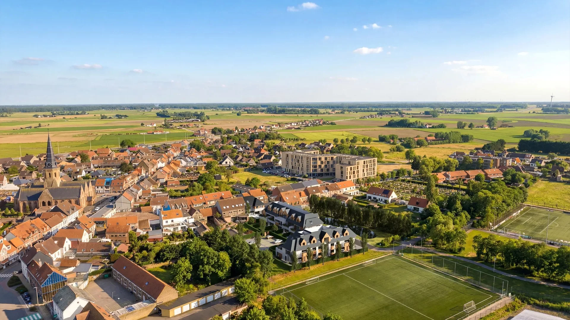 Nieuwbouwproject “De Rokerij”, gelegen in Westkapelle Dorp.