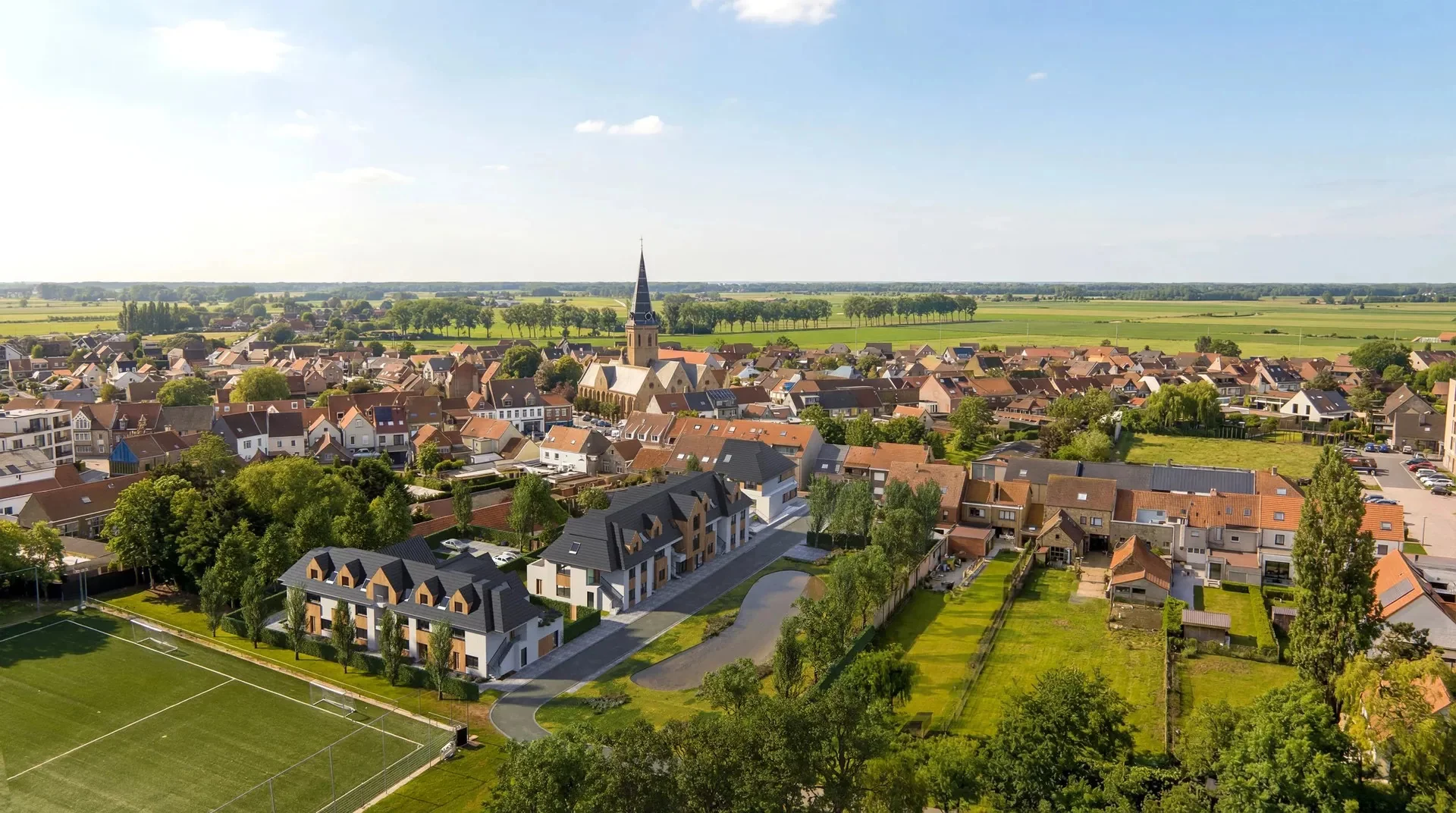 Nieuwbouwproject “De Rokerij”, gelegen in Westkapelle Dorp.