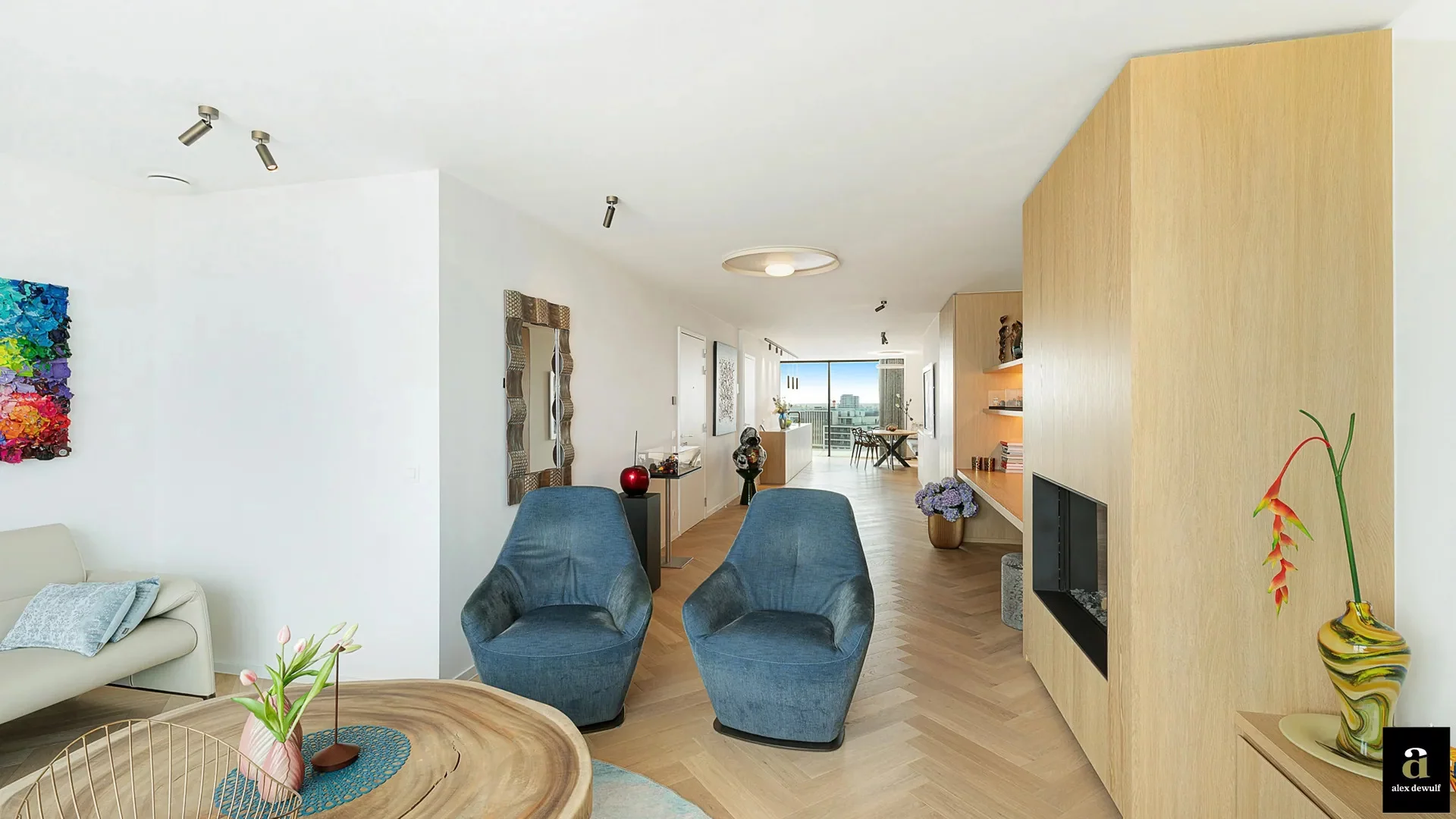 Exclusief en luxueus duplexappartement met panoramisch zicht