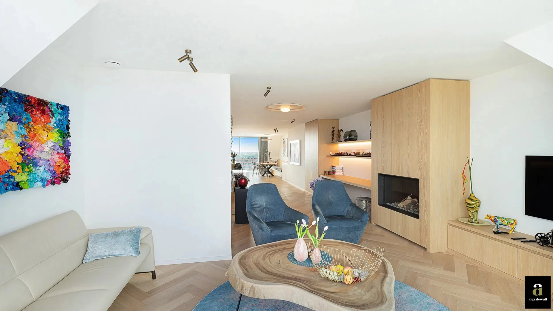 Exclusief en luxueus duplexappartement met panoramisch zicht