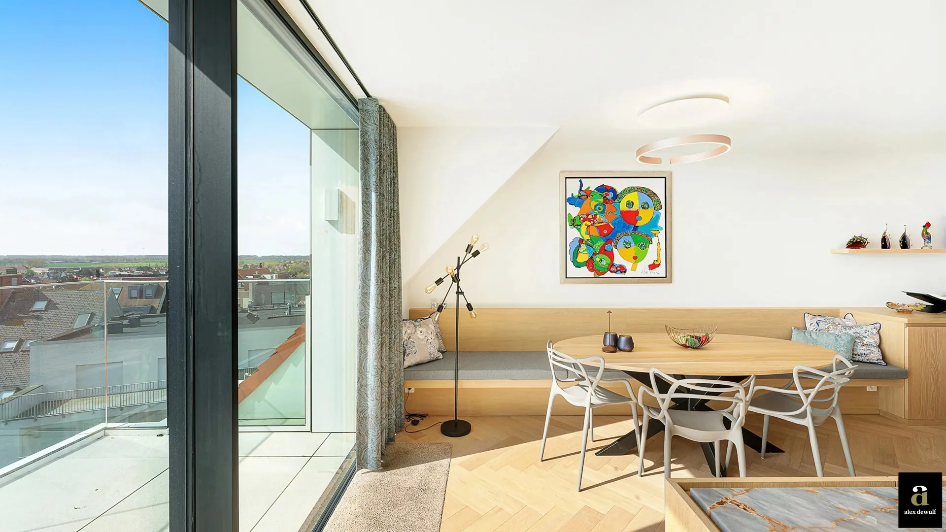 Exclusief en luxueus duplexappartement met panoramisch zicht
