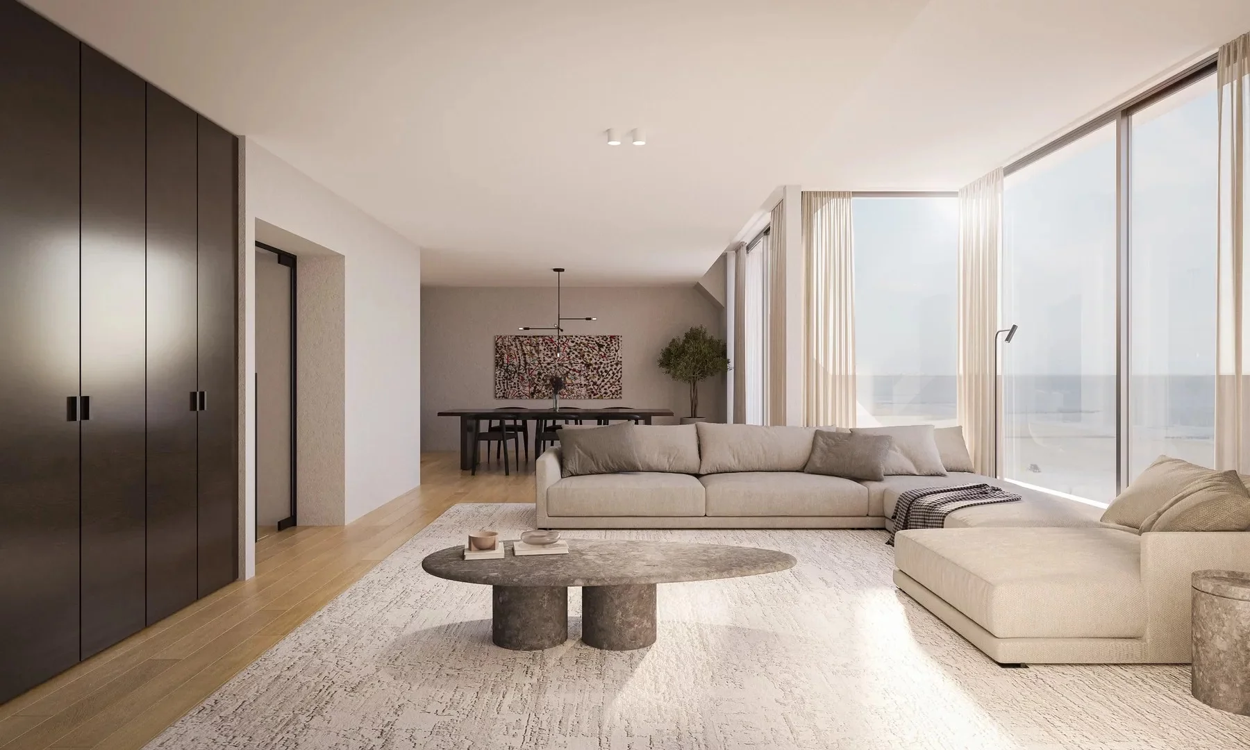 Exclusief wonen met zeezicht in hartje Het Zoute