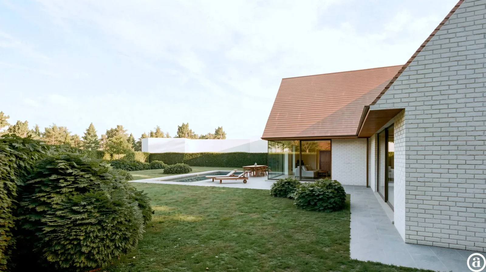 Nieuwbouwvilla op een terrein van 1.097 m² gelegen in een rustige en residentiële omgeving.