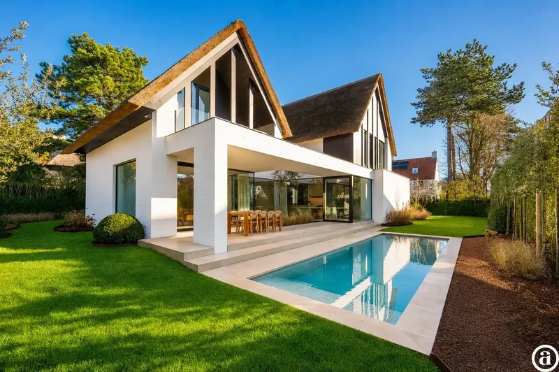 Prachtige nieuwbouwvilla nabij de Royal Zoute Golf.