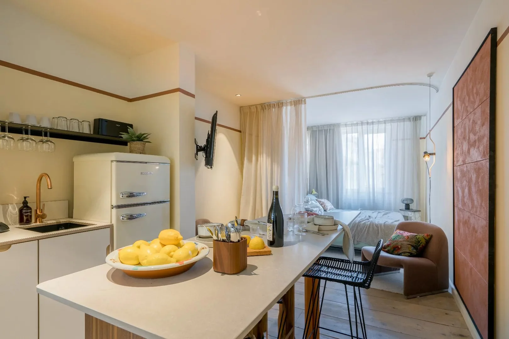 Gerenoveerde studio vlakbij het strand [Bayauxlaan].