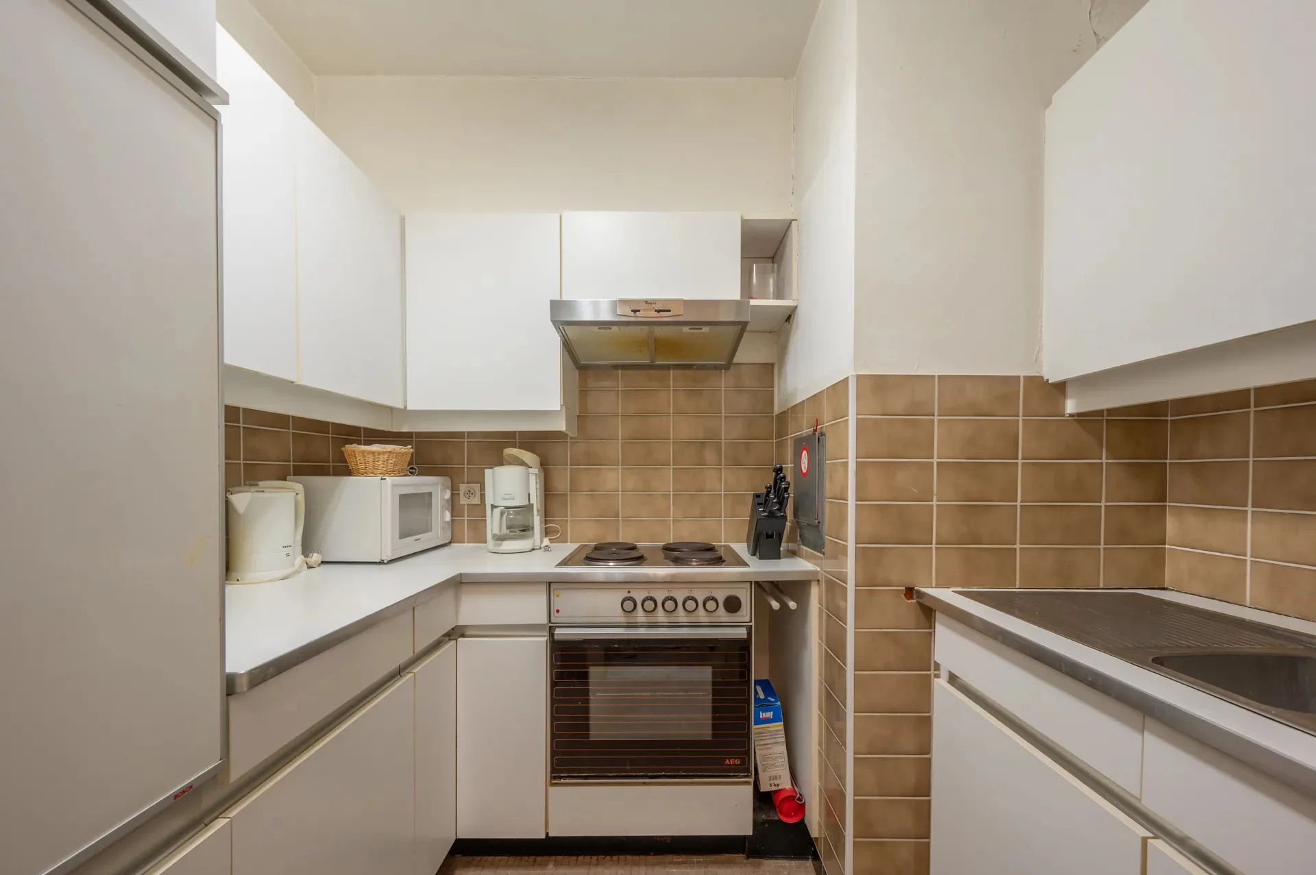 Charmante studio met zijdelings zeezicht in Knokke