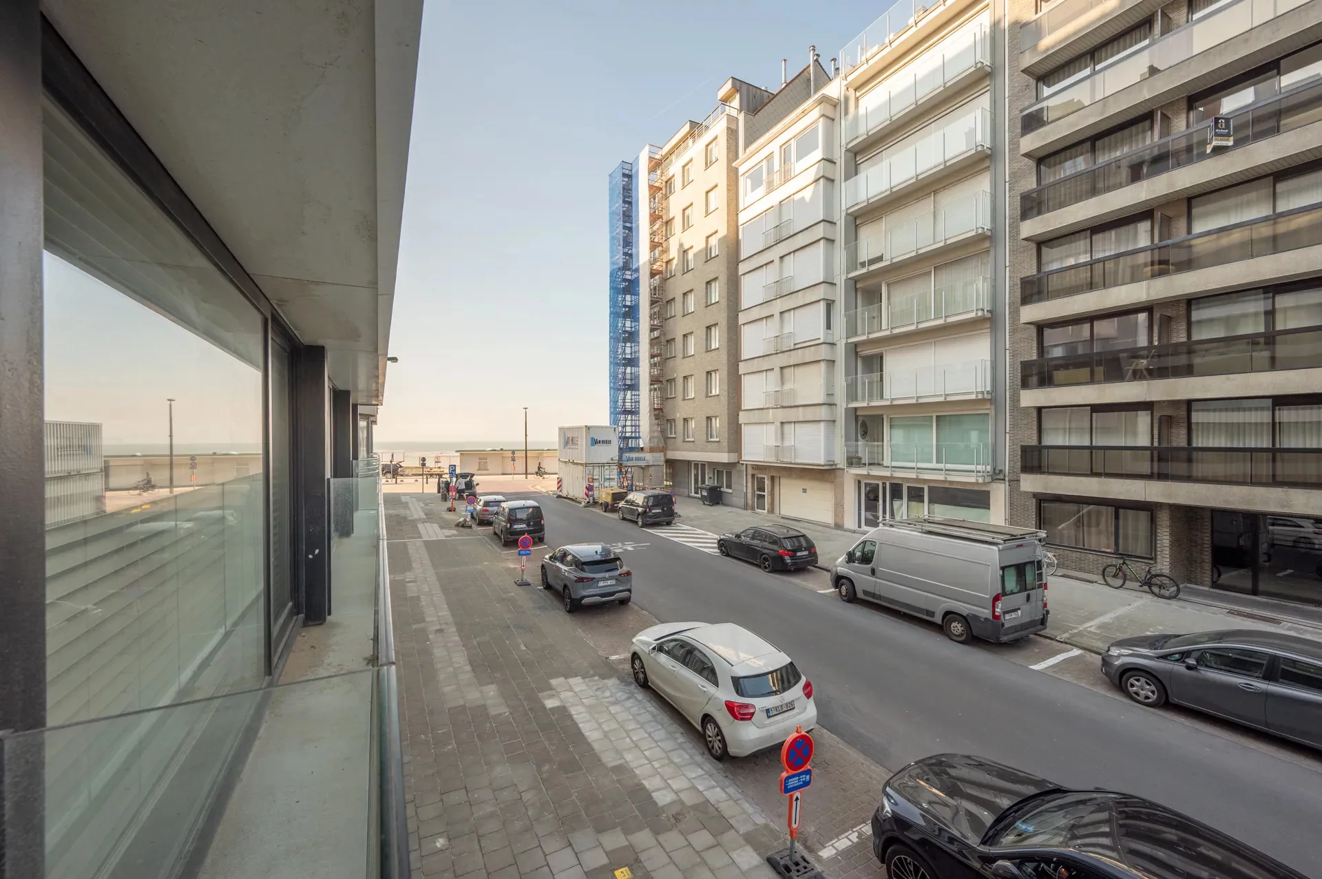 Charmante studio met zijdelings zeezicht in Knokke