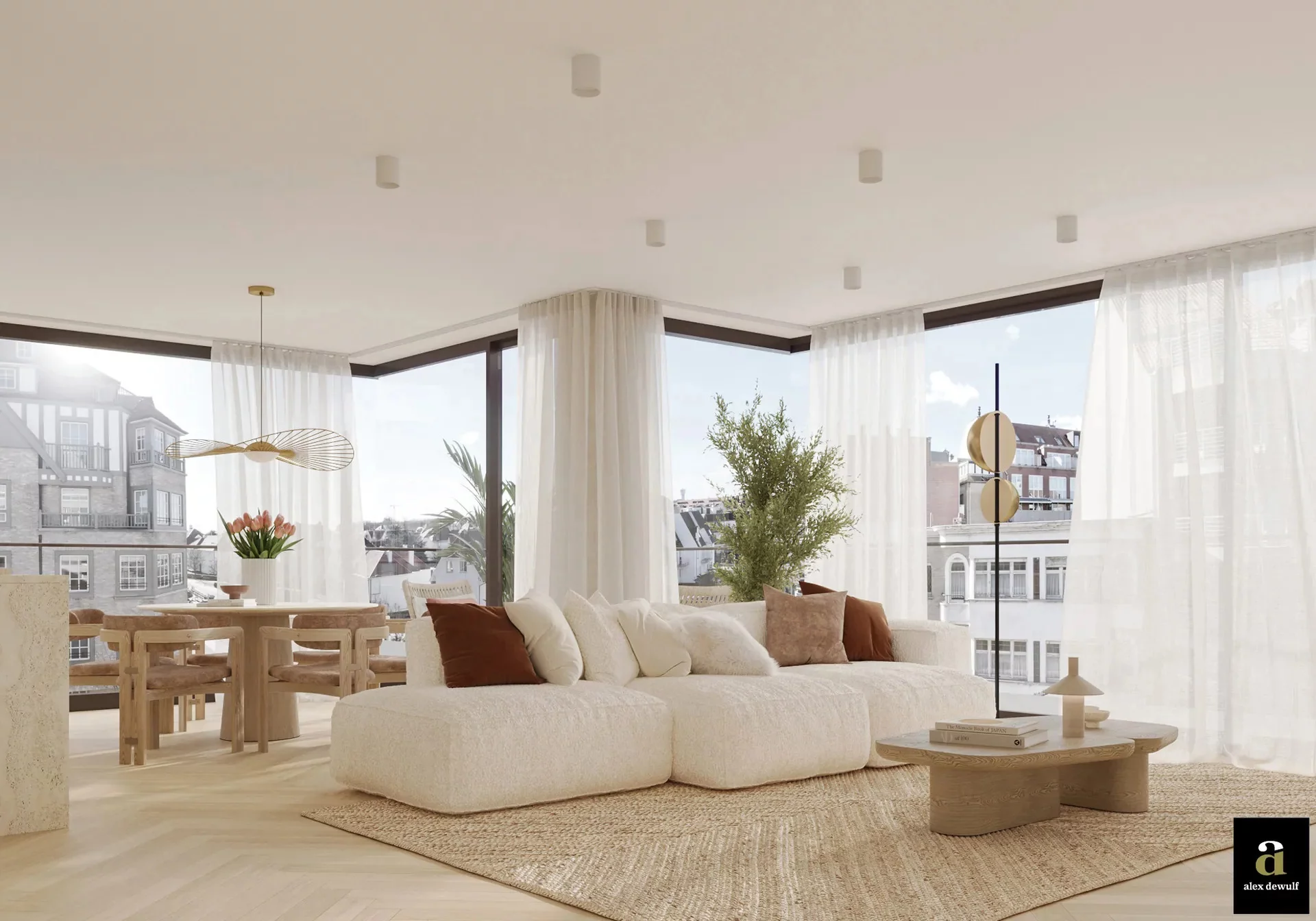 Prachtig nieuwbouwappartement met 2 slaapkamers gelegen op de gelijkvloerse verdieping