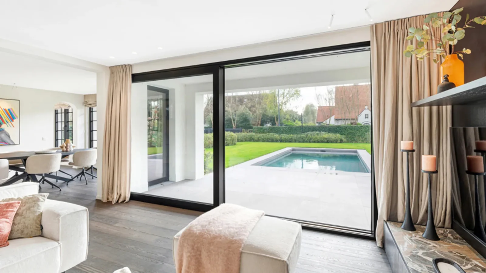 Luxueuze zongerichte villa op een toplocatie te Zoute