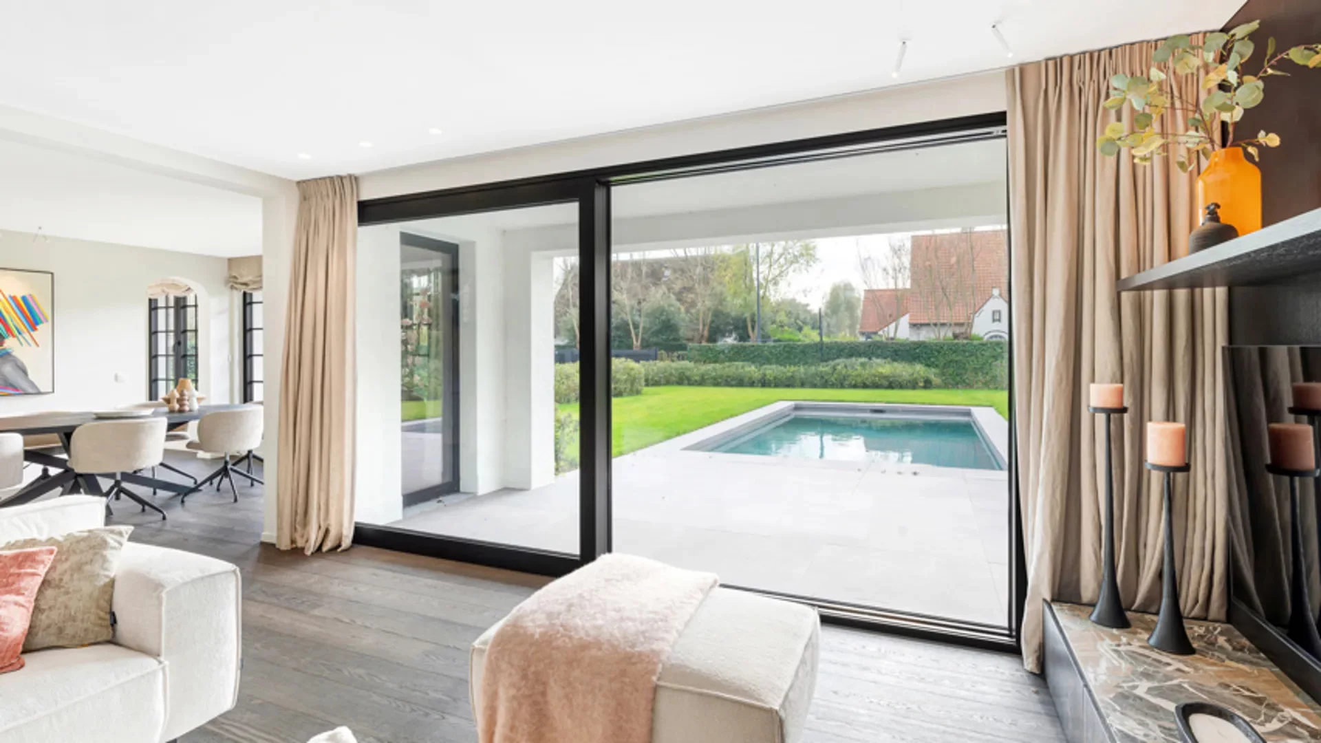 Luxueuze zongerichte villa op een toplocatie te Zoute