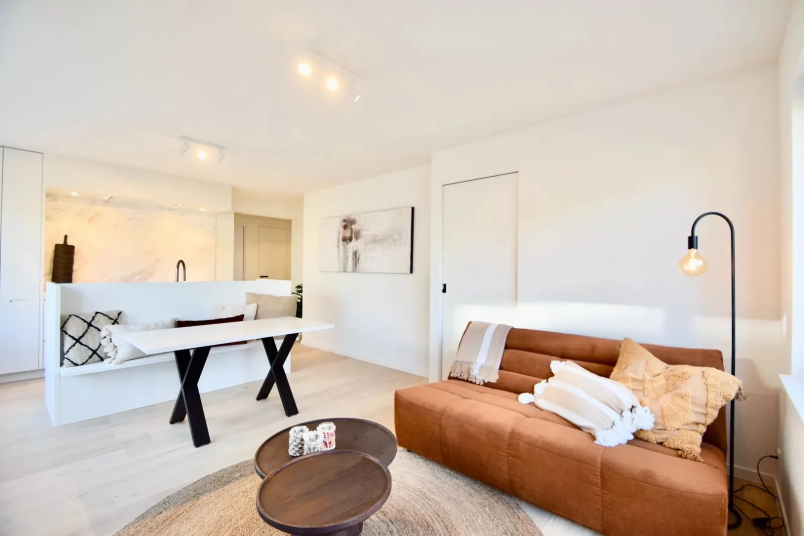 Appartement d'angle près de Rubensplein, à prox de la plage