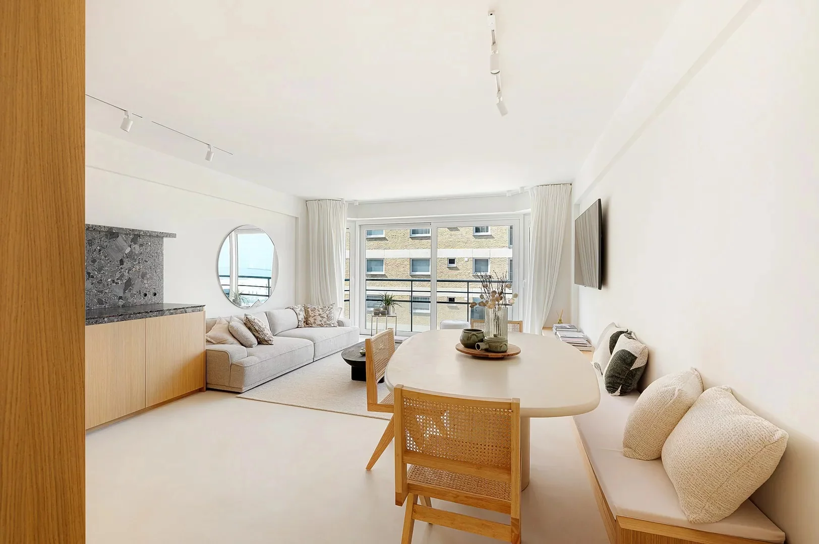 Magnifique appartement rénové et ensoleillé avec vue  mer [av. Royal - Knokke].