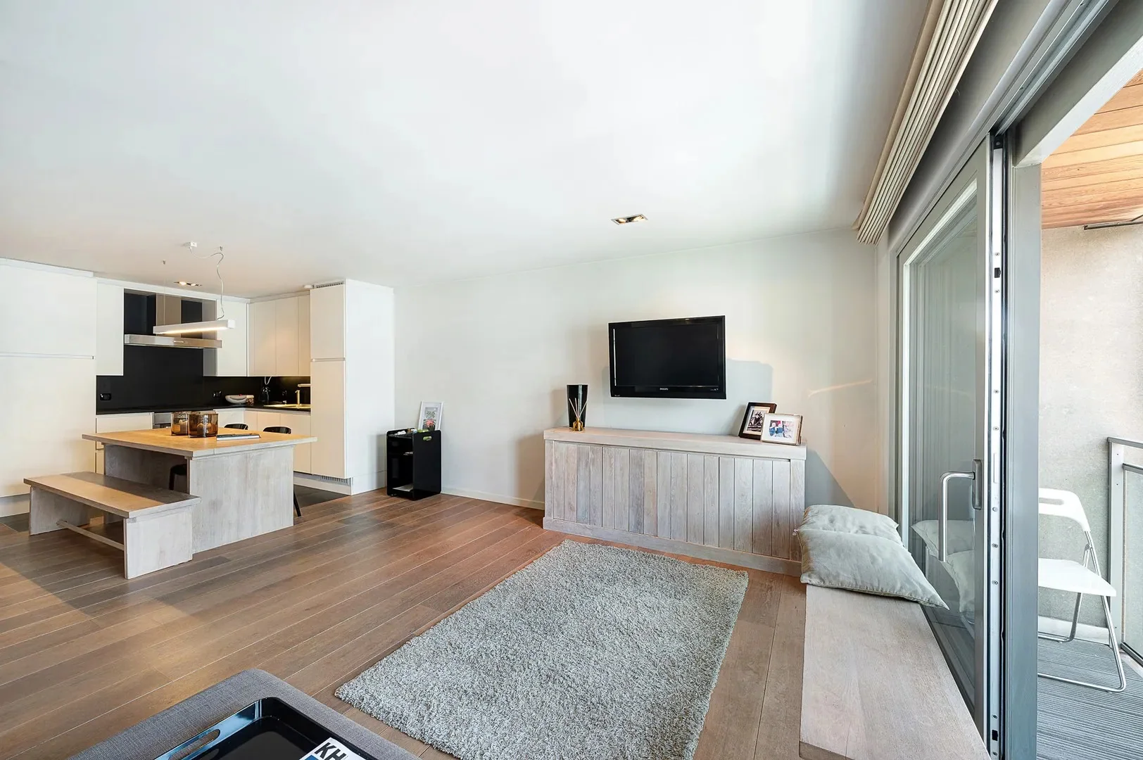 Modern appartement met 2 slaapkamers op centrale ligging.
