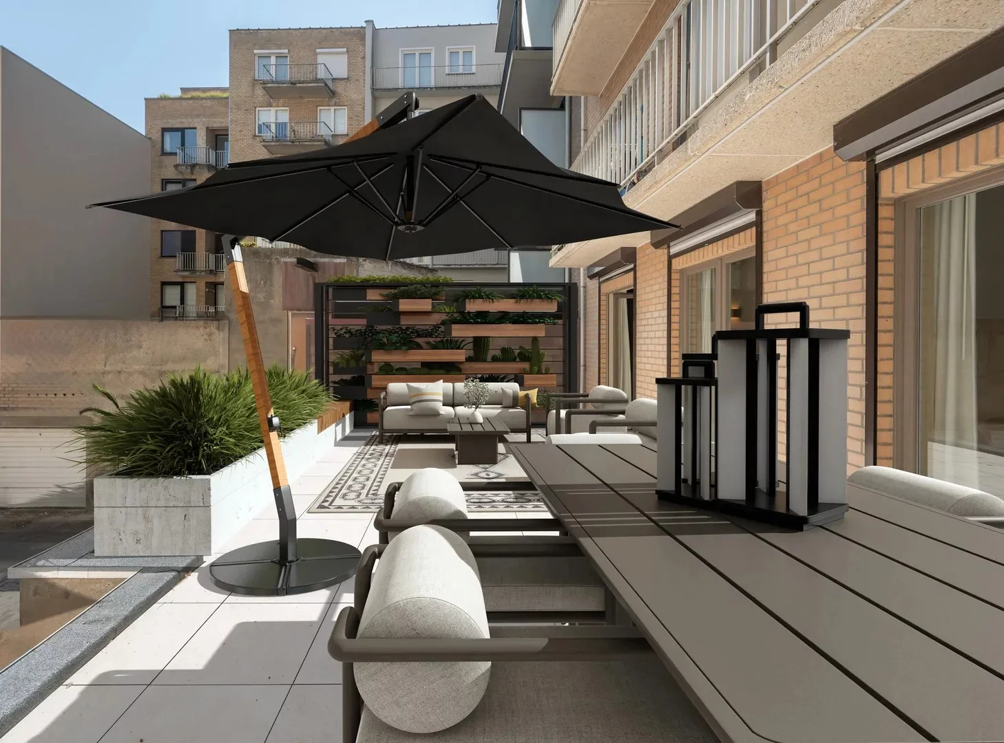 Luxueus gerenoveerd appartement met zijdelings zeezicht in Knokke