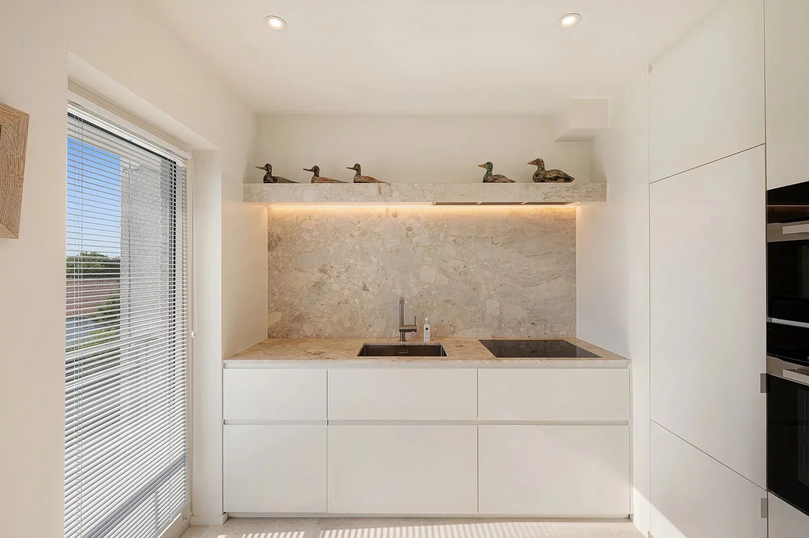 Stijlvol hoekappartement met open uitzicht nabij het Zoute.