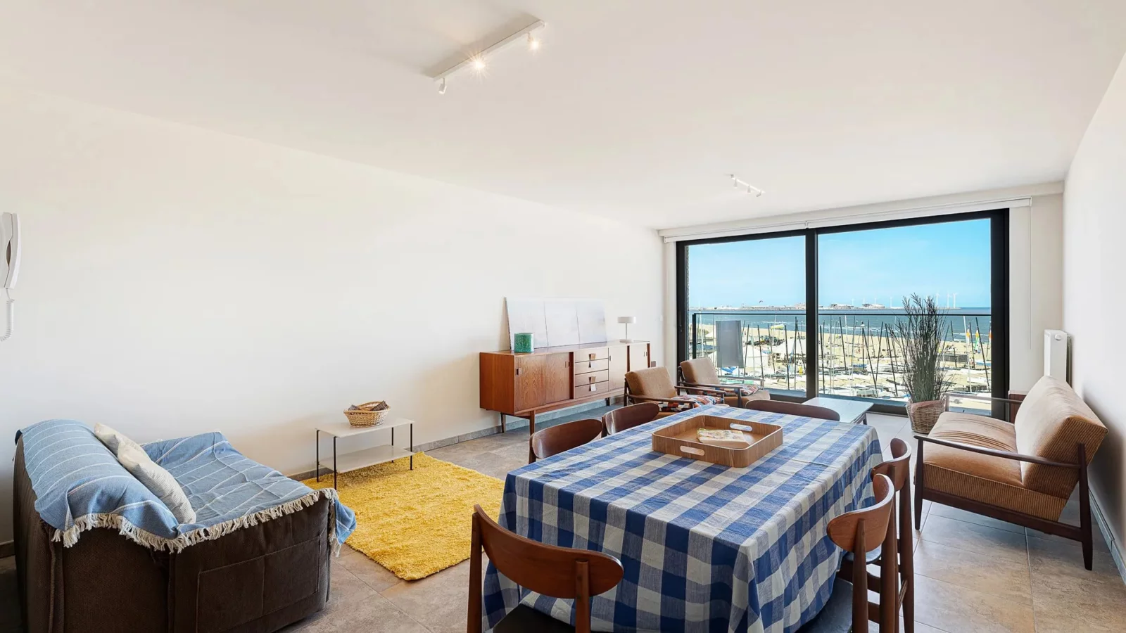 Appartement 2 chambres avec vue mer frontale à Duinbergen