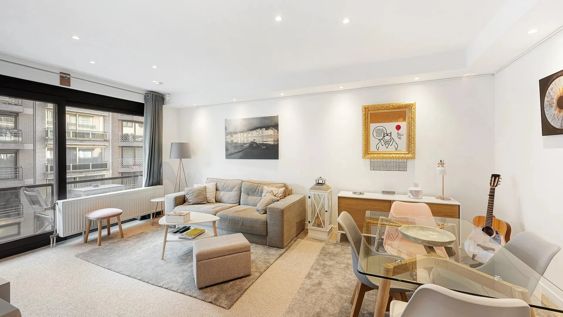 Appartement rénové 2 chambres près de la digue