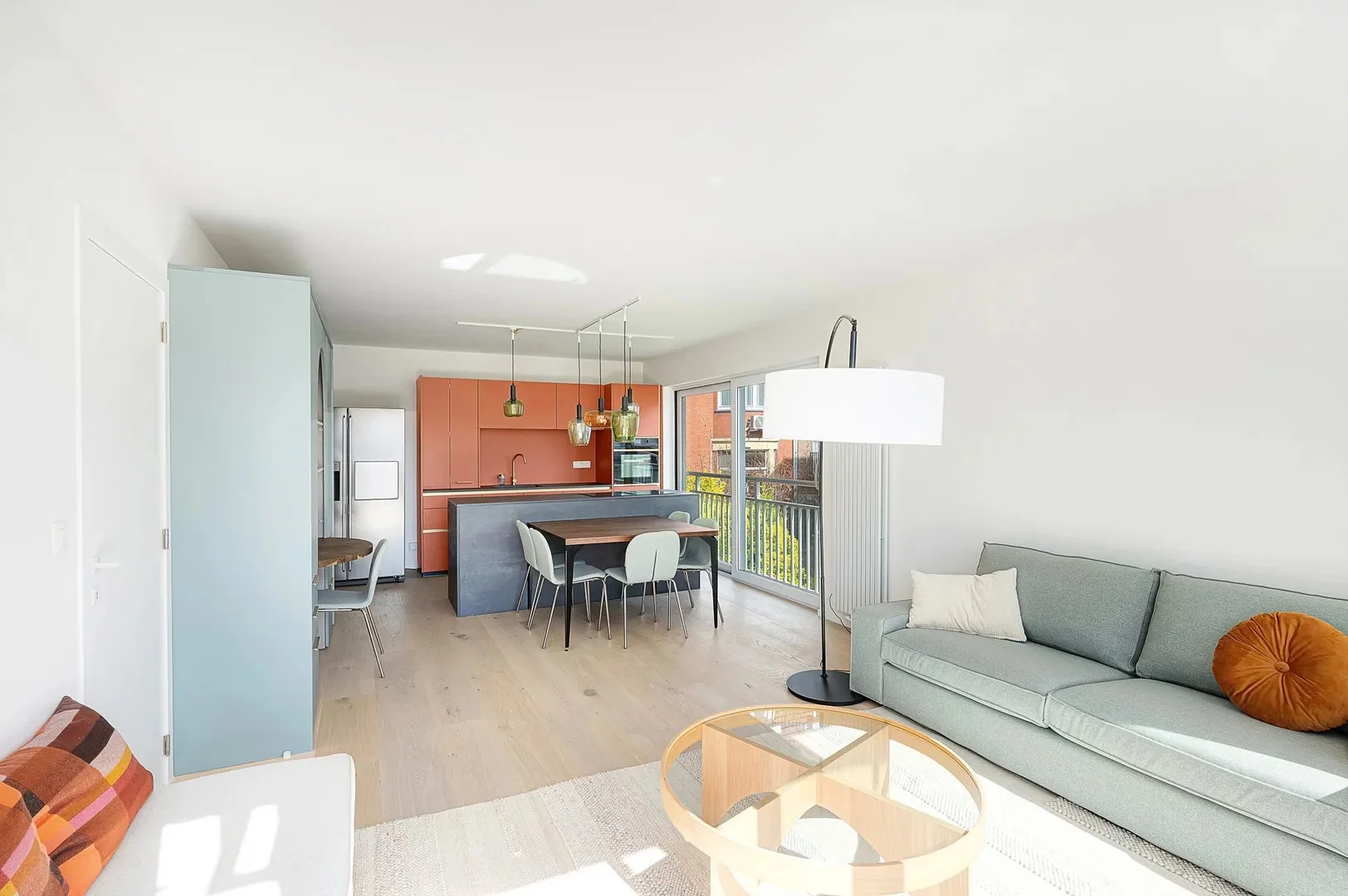Appartement met open zicht, op wandelafstand van het strand