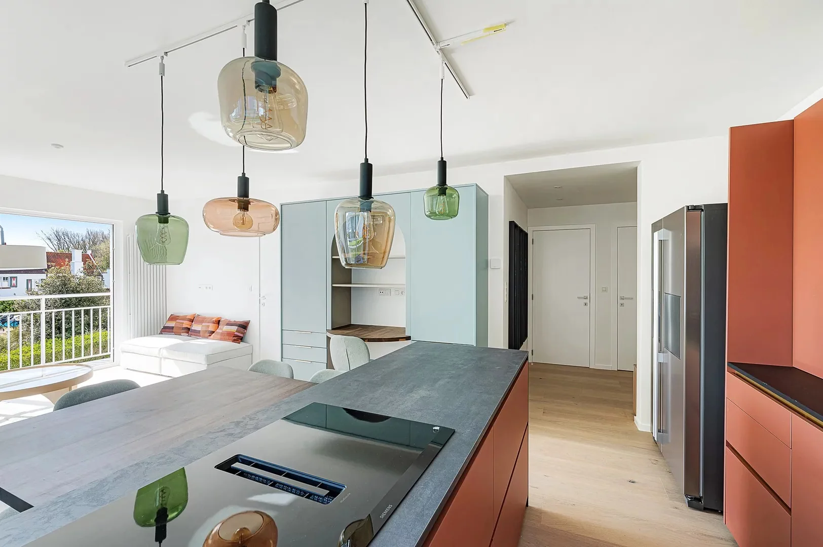 Appartement met open zicht, op wandelafstand van het strand