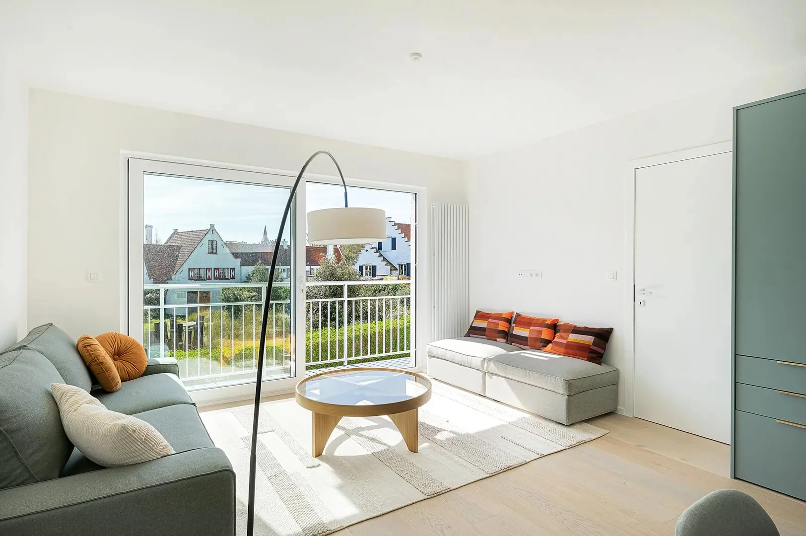 Appartement met open zicht, op wandelafstand van het strand