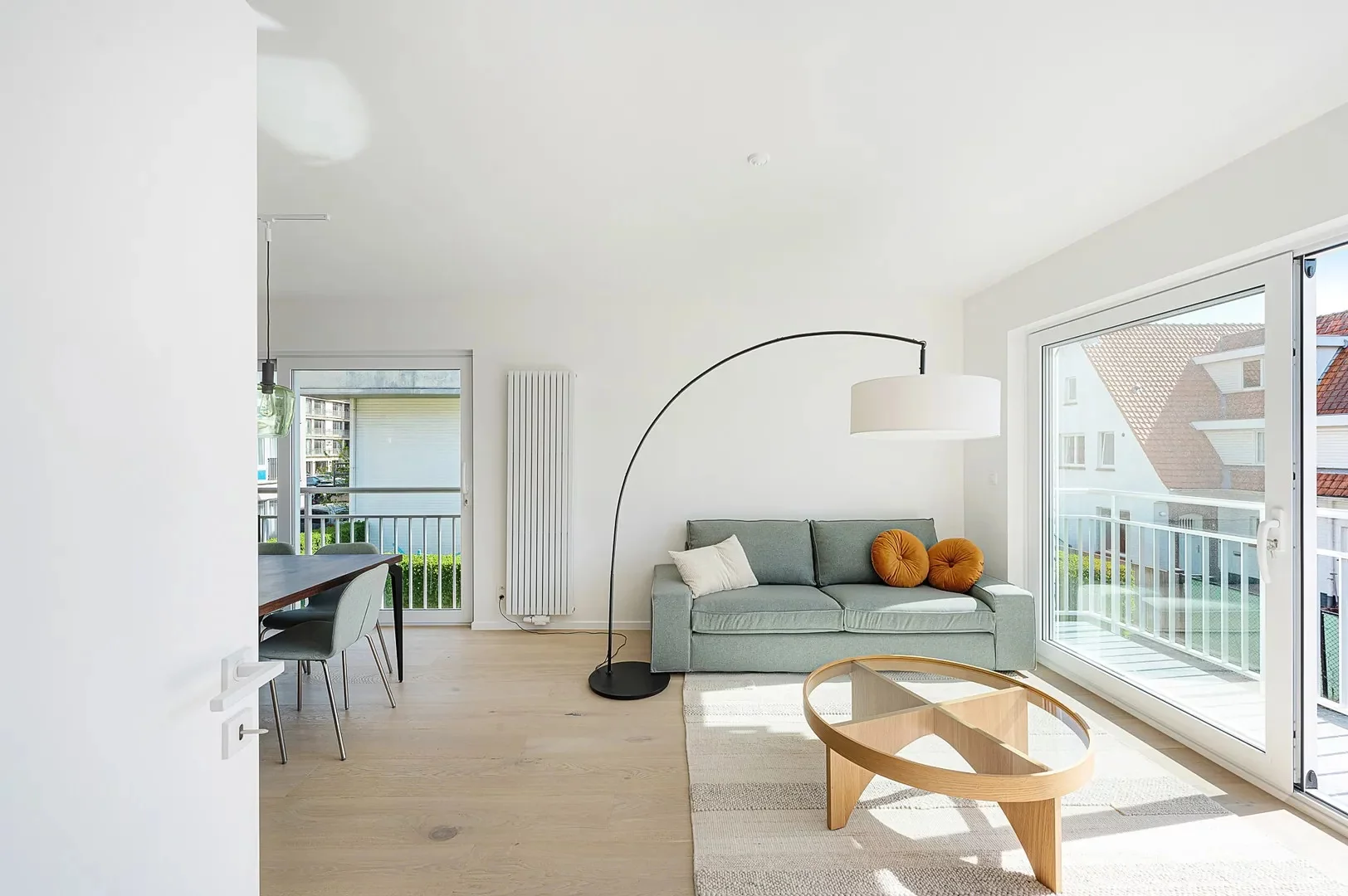 Appartement met open zicht, op wandelafstand van het strand