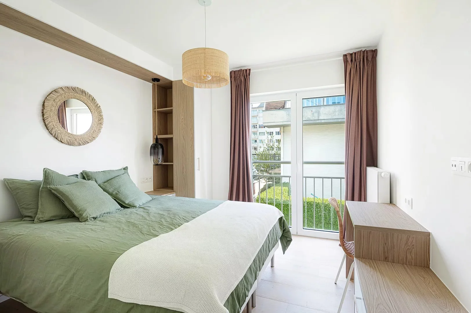 Appartement met open zicht, op wandelafstand van het strand