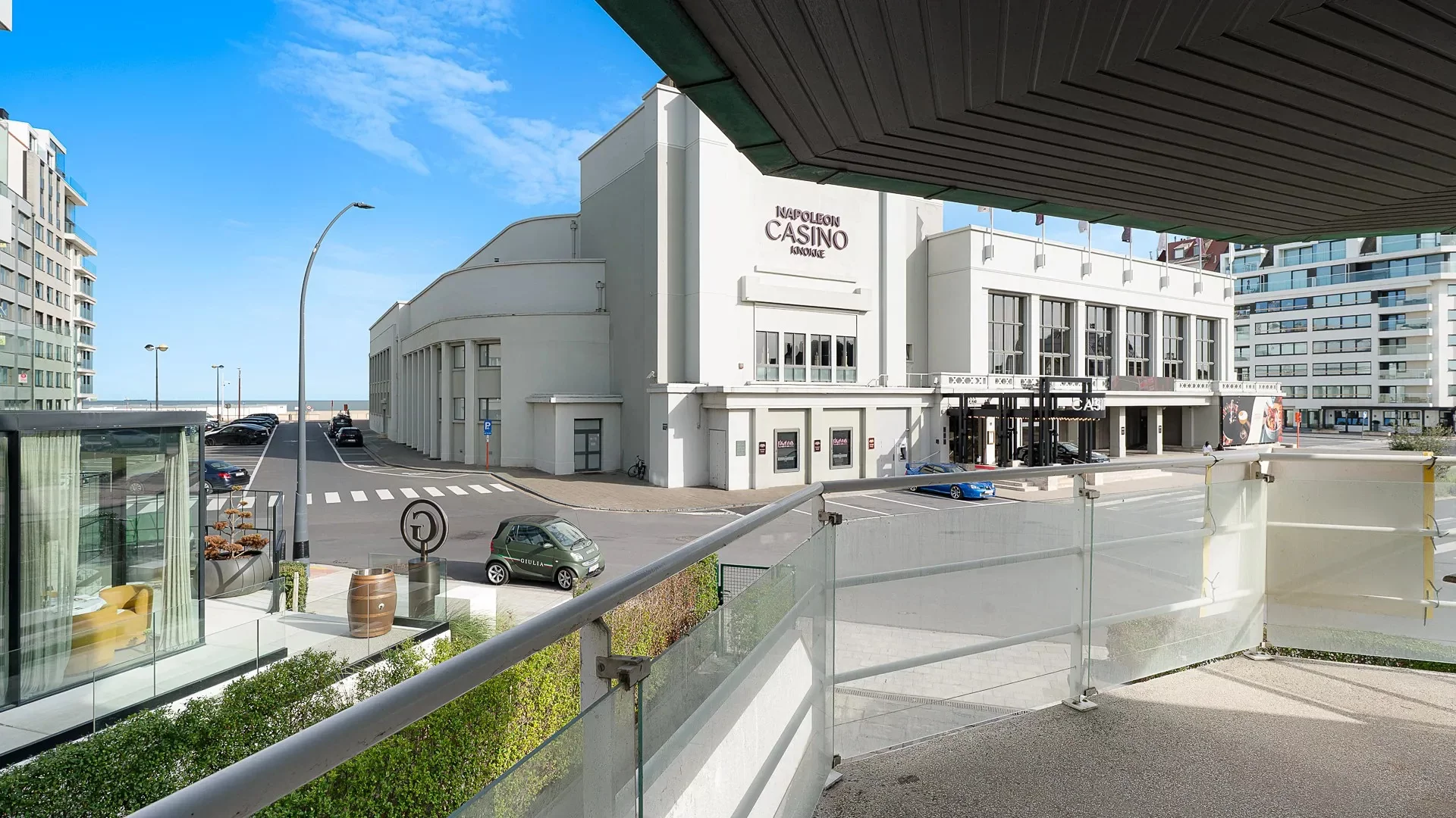 Ruim appartement met zeezicht vlakbij het Albertstrand