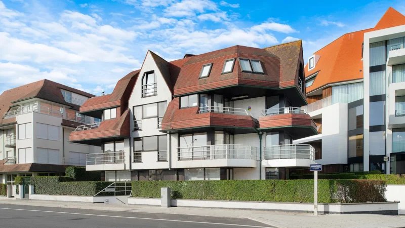 Ruim appartement met zeezicht vlakbij het Albertstrand