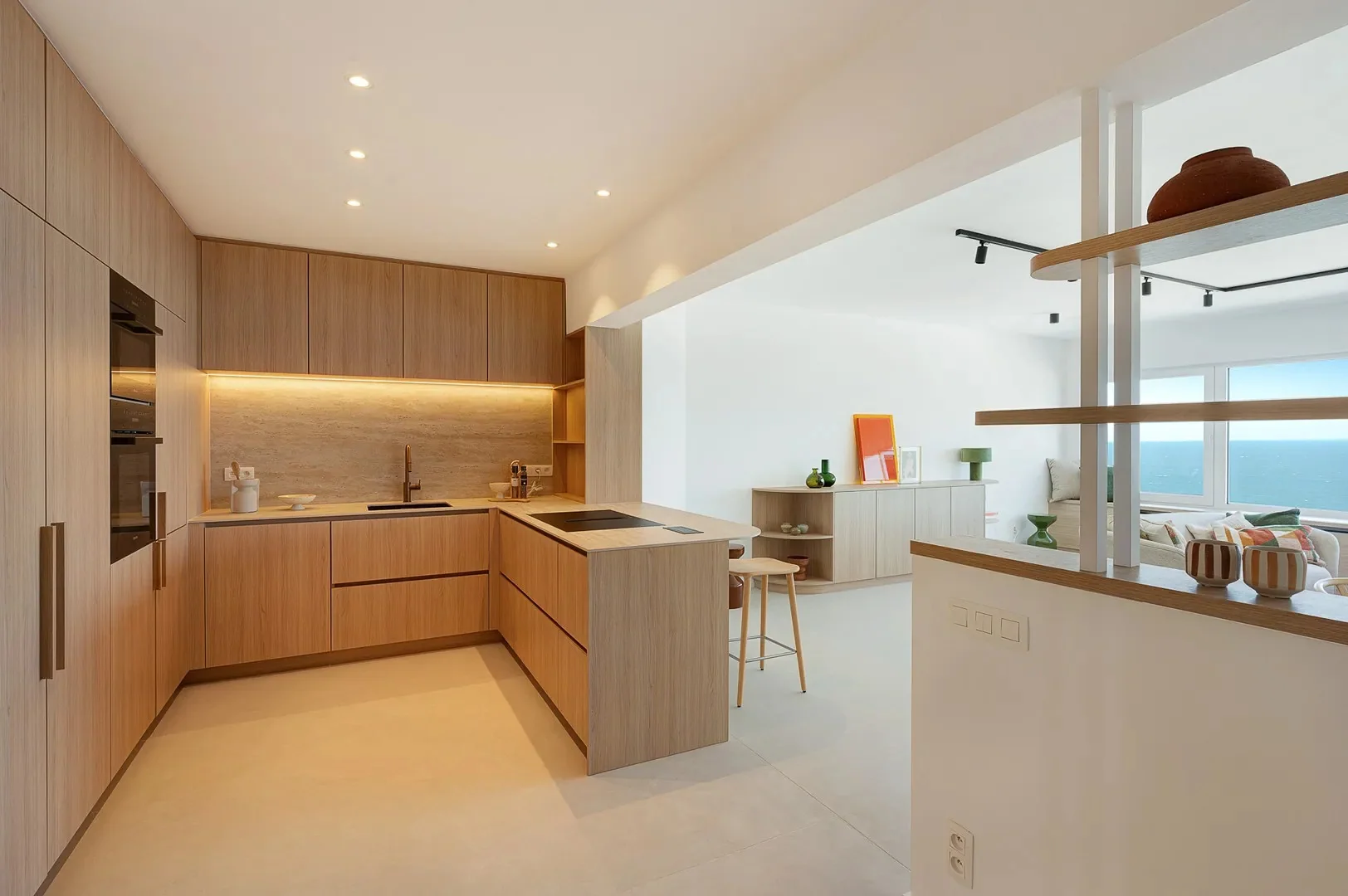 Appartement rénové avec vue mer frontale exceptionnelle