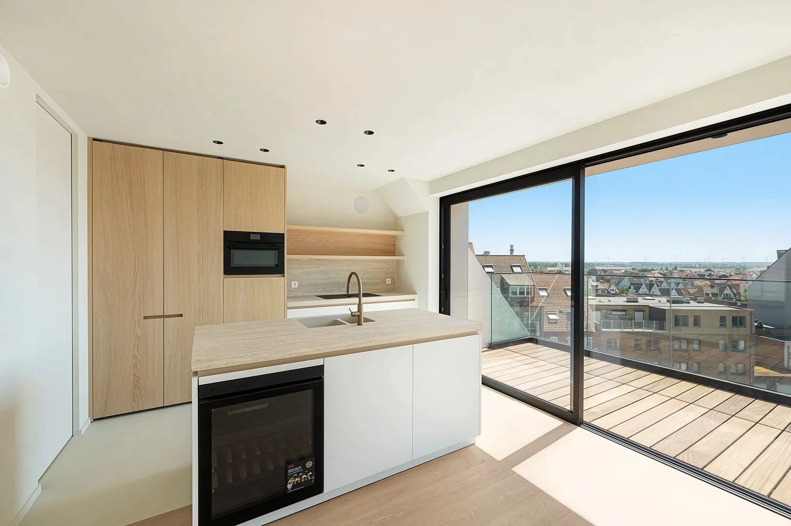 Nieuwbouw duplexappartement met prachtig zijdelings zeezicht