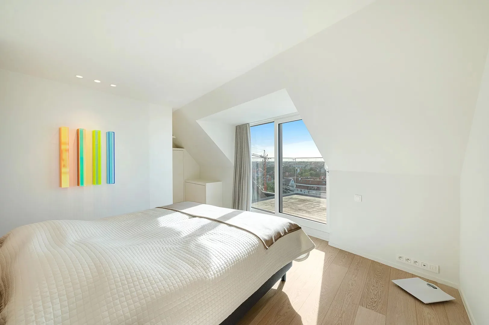Mooie duplex-appartement met prachtige uitzichten te Zoute.