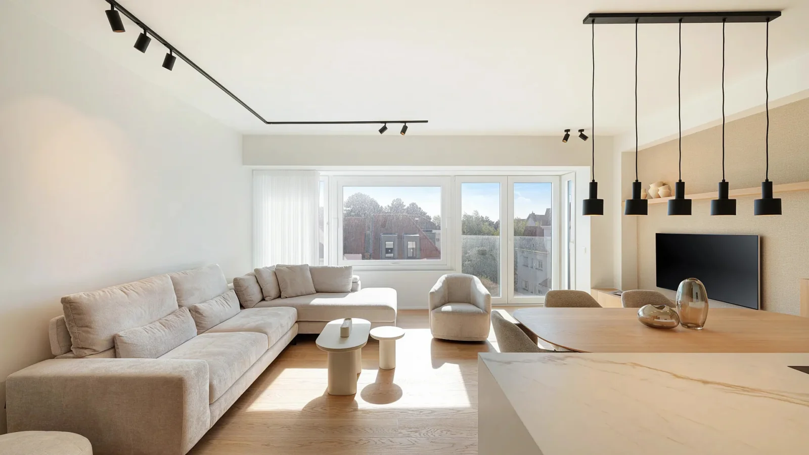 Luxueus appartement met panoramisch zicht in hartje ’t Zoute.