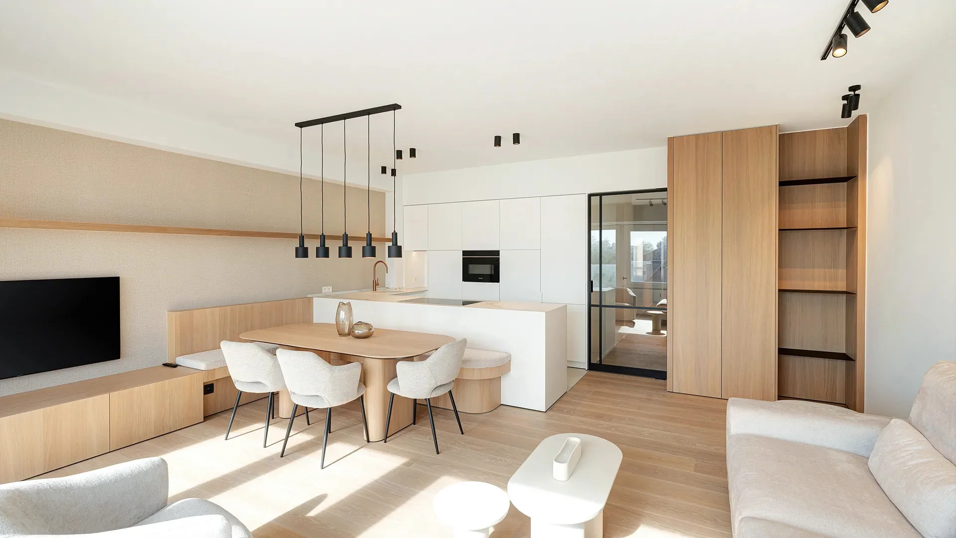 Luxueus appartement met panoramisch zicht in hartje ’t Zoute.