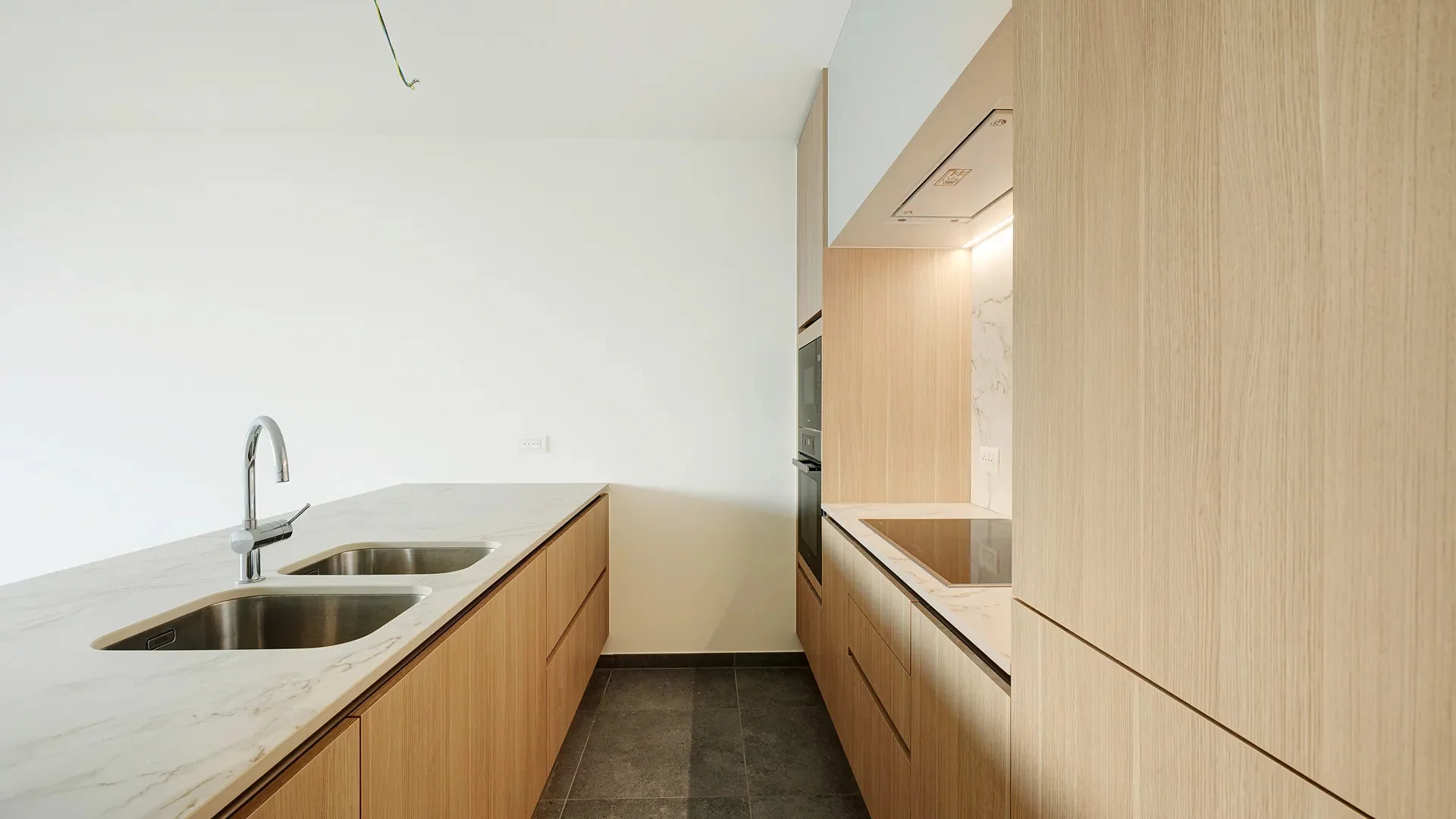 Nieuwbouw appartement met grote terrassen.