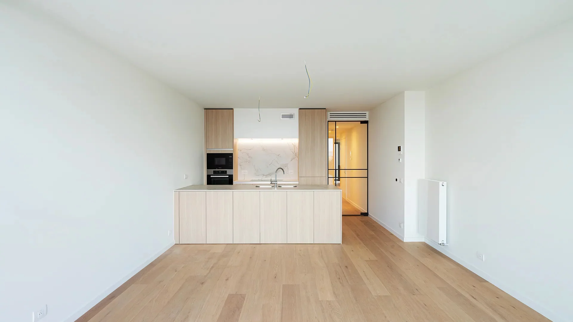 Nieuwbouw appartement met grote terrassen.